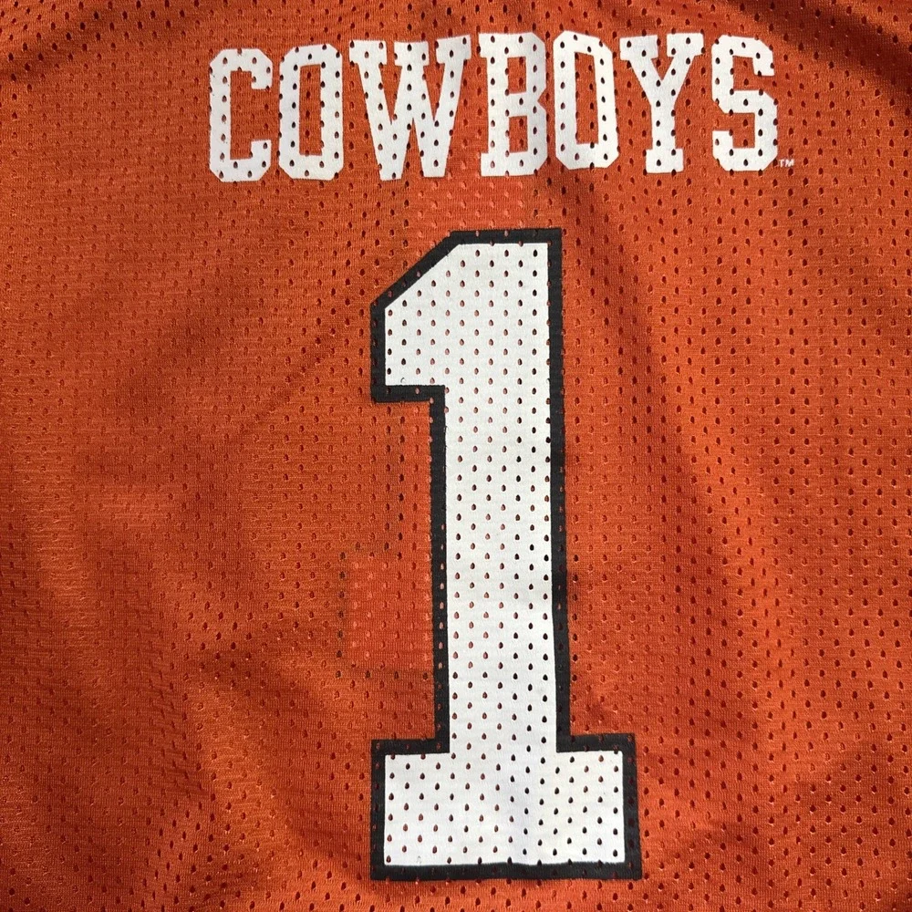 OKLAHOMA STATE COWBOYS Nike #1 Mesh FOOTBALL JERSEY Womens XL OSU
